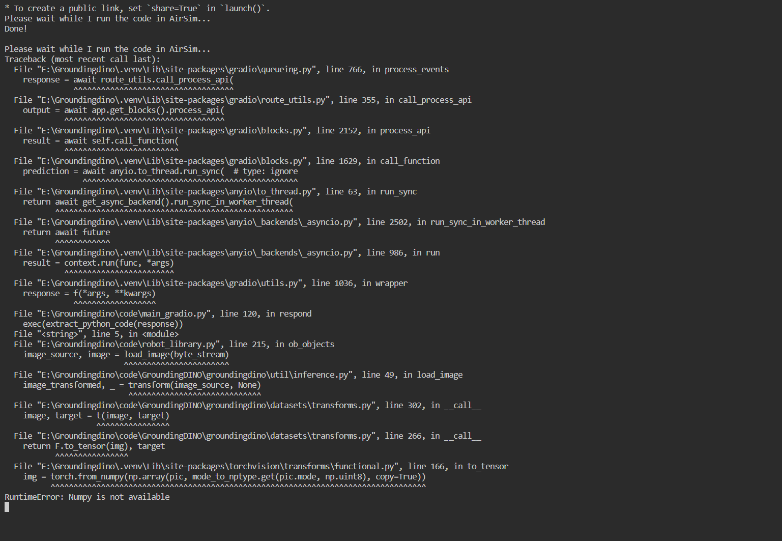 numpy_error