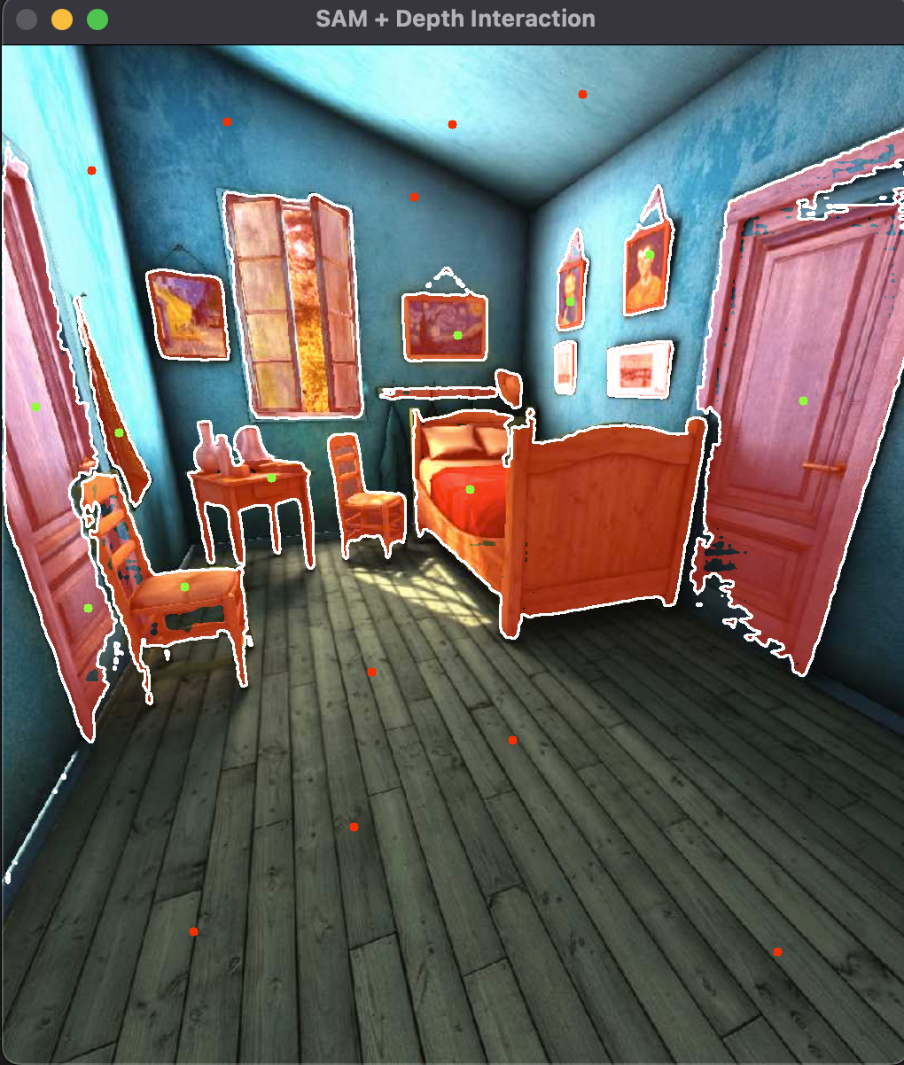 基于SAM的视觉理解分割与单目深度估计